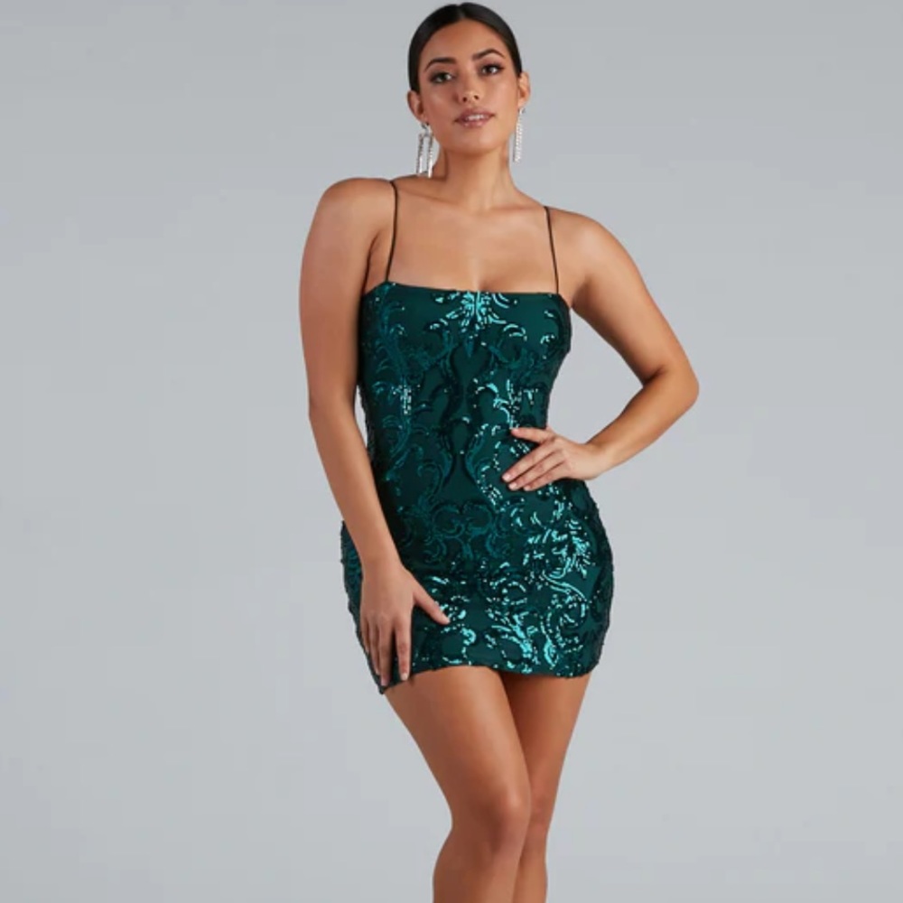 Livin it up sequin mini dress